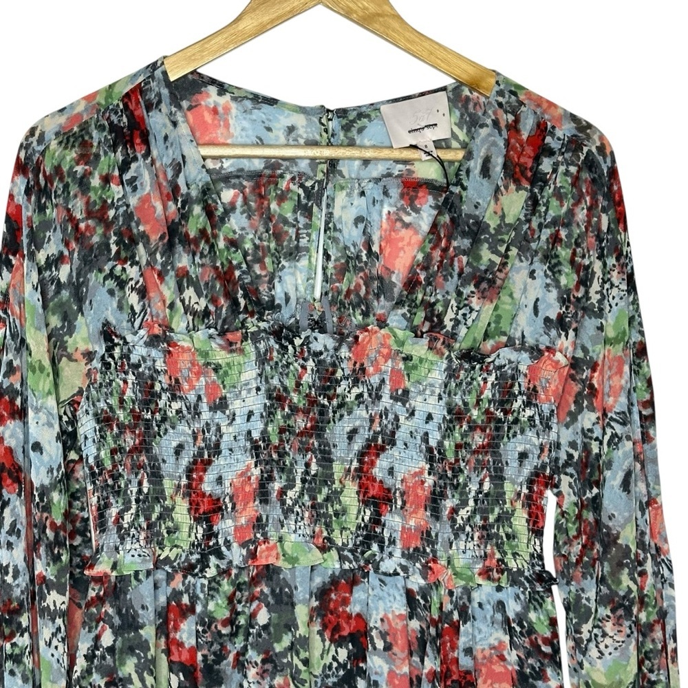 NWOT Cinq a Cept Leigh Floral Maxi Dress 8 - Picture 6 of 16